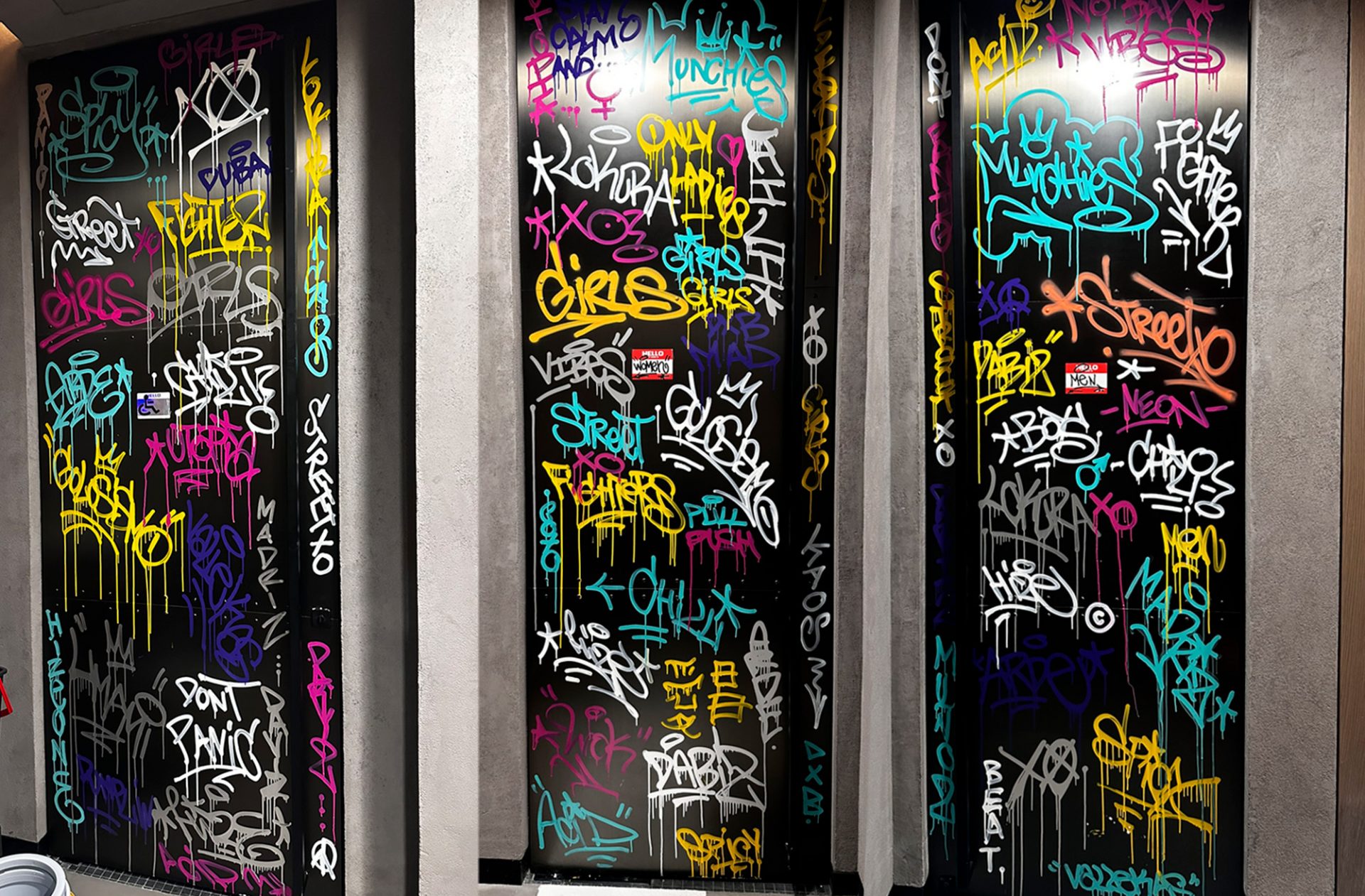 Proyecto visual de Hize para StreetXO con energía de graffiti abstracto